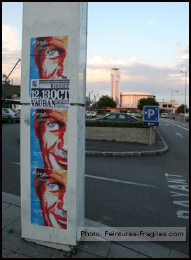 affiche miossec en concert pour les 50 ans d'EMAUS BREST par Paul BLOAS