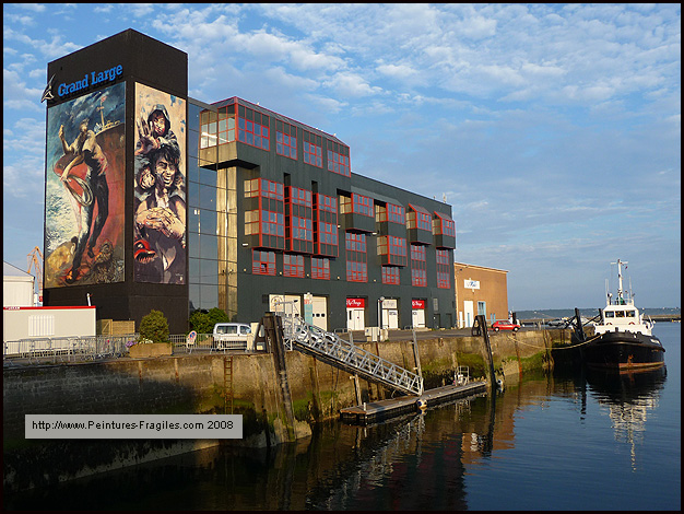 Paul Bloas, fresque du GRAND LARGE pour BREST 2008